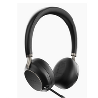 YEALINK - BH76 Teams Black USB-C, Wireless Bluetooth, Dual, On the ear wearing style, ANC, USB-C Dongle Included-Teams