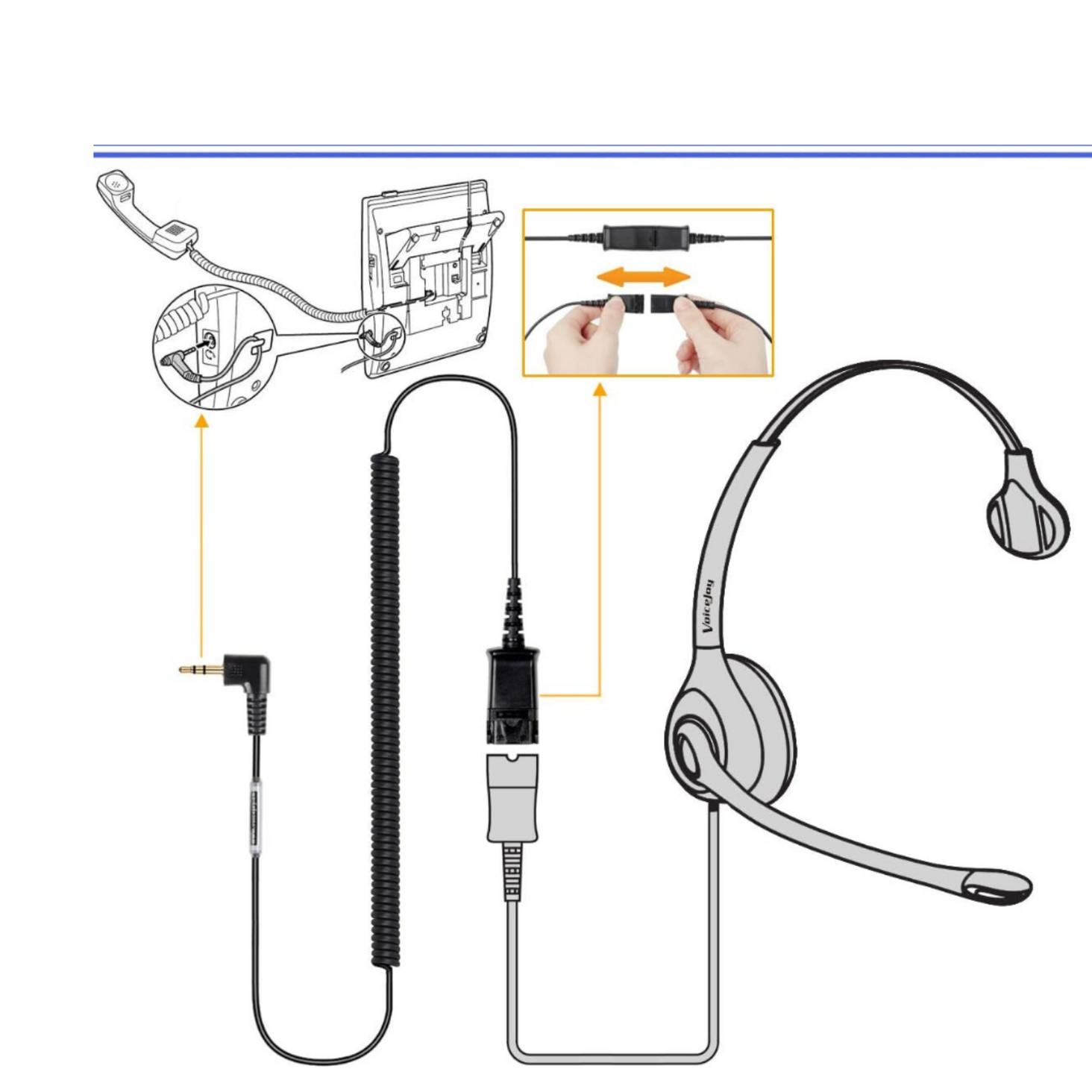 Cable - QD to 2.5mm (CISCO)