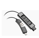 Poly - DA85 UC USB-to-Headset QD Audio Processor (4 pin) (inline controls) (USB-A and USB-C)