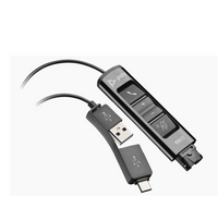 Poly - DA85 UC USB-to-Headset QD Audio Processor (4 pin) (inline controls) (USB-A and USB-C)