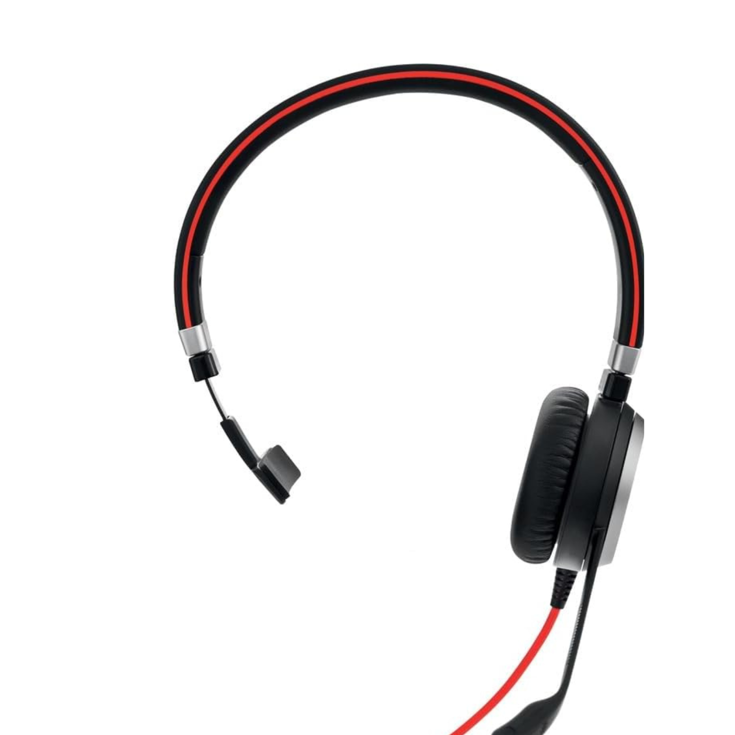 MONO headset ONLY for Jabra EVOLVE 40 UC with 3.5mm Jack (without USB Controller), headband, discret boomarm