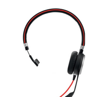 MONO headset ONLY for Jabra EVOLVE 40 UC with 3.5mm Jack (without USB Controller), headband, discret boomarm