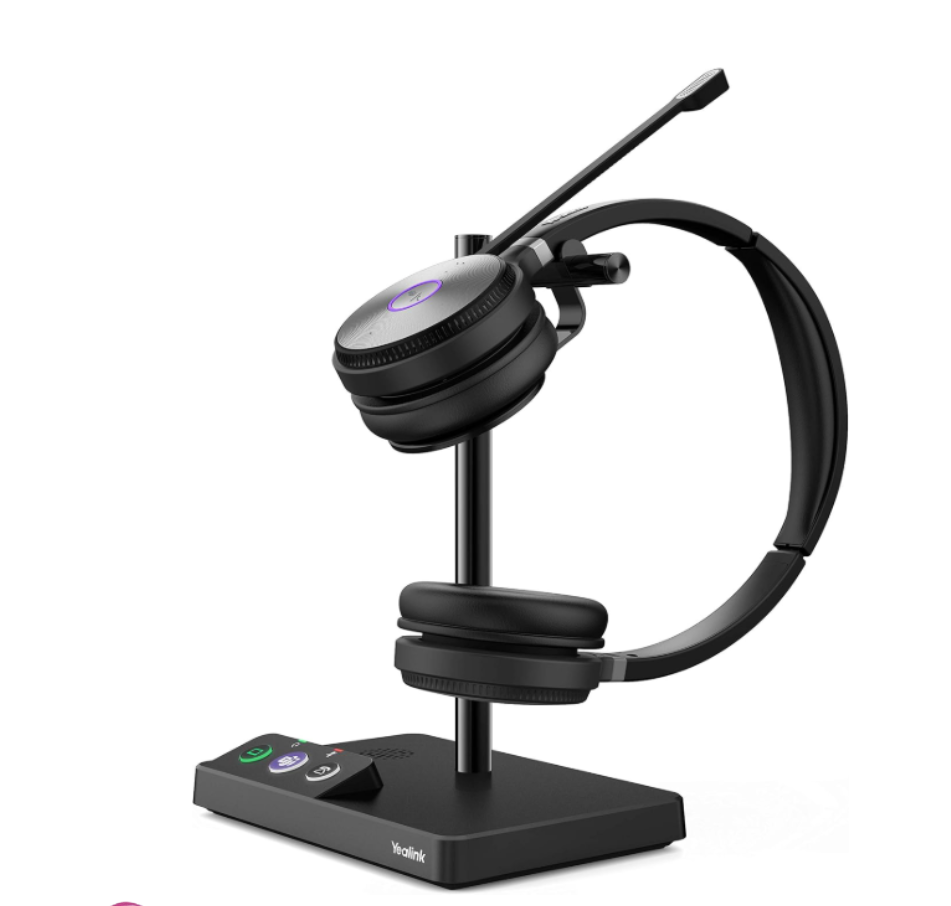 YEALINK - WH62 Dual Teams USB-A, Wireless DECT-PC/IP Phone, On the ear wearing style-Teams