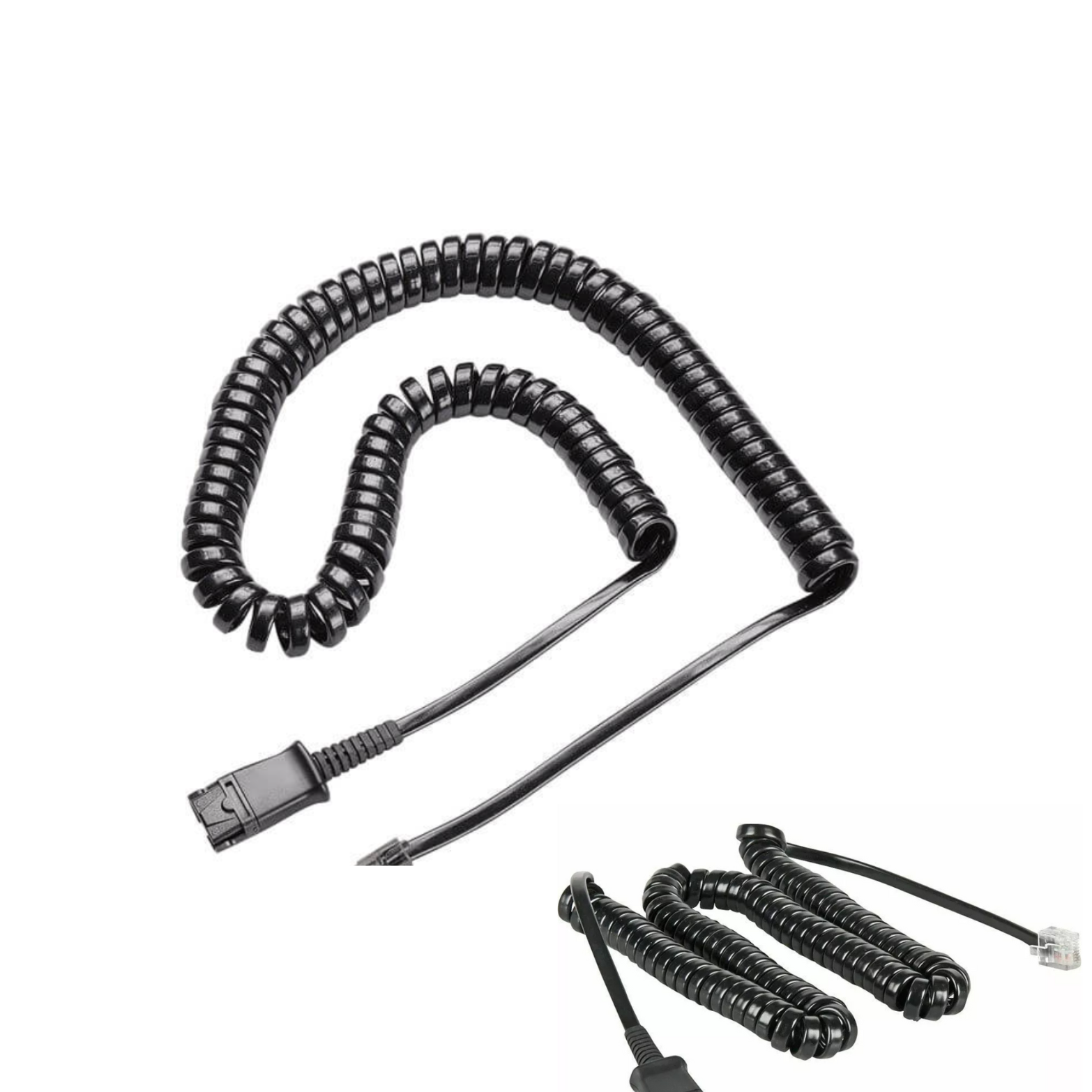 Cable - U10P-444 Curly Coil (Yellow Tag) (M22 to QD)