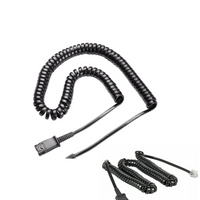 Cable - U10P-444 Curly Coil (Yellow Tag) (M22 to QD)