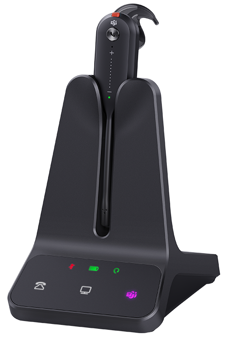 YEALINK - WH63 E2 - MONO DECT Convertable Headset USB-C to PC and IP Phone (Microsoft)