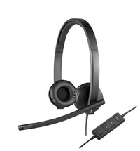 LOGITECH - H570e STEREO Headset - USB/A - with Leatherette Pad (UC Version)