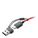 Poly Blackwire C3215 MONO Corded Headset (USB-C) + 3.5mm Plug + USB-C/A Adapter (UC & Microsoft)