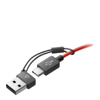 Poly Blackwire C3215 MONO Corded Headset (USB-C) + 3.5mm Plug + USB-C/A Adapter (UC & Microsoft)
