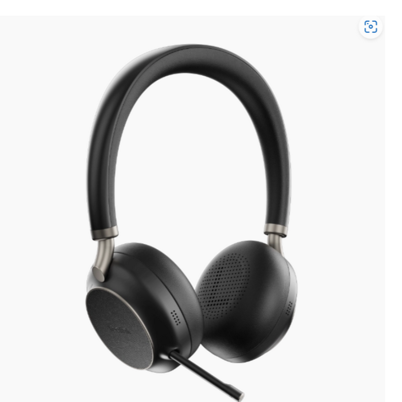 YEALINK - BH76 with Charging Stand Teams Black USB-C, Wireless Bluetooth, Dual, On the ear wearing Style, ANC, USB-C Dongle Included-Teams