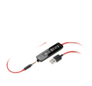 Poly Blackwire 5220 Stereo USB-C Headset +3.5mm Plug +USB-C/A Adapter (Bulk)