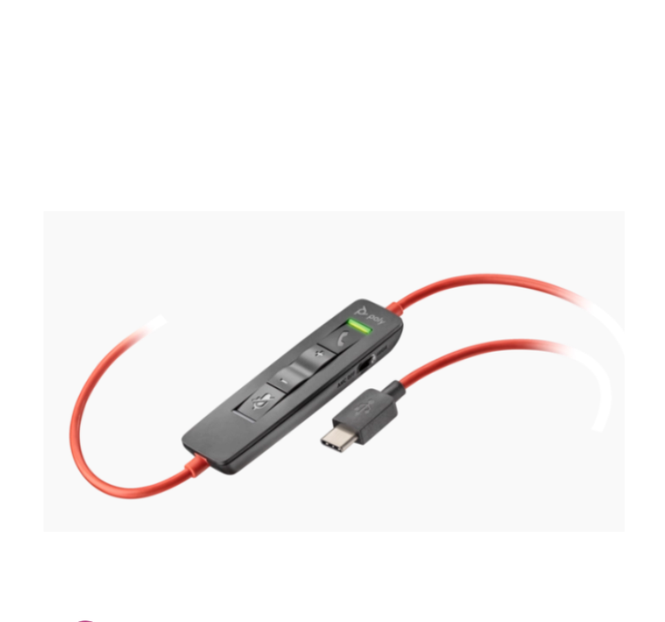 Poly Blackwire 8225 Microsoft Teams Certified USB-A Headset