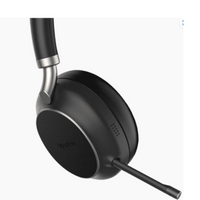 YEALINK - BH76 Teams Black USB-C, Wireless Bluetooth, Dual, On the ear wearing style, ANC, USB-C Dongle Included-Teams