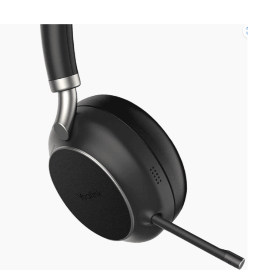 YEALINK - BH76 Teams Black USB-C, Wireless Bluetooth, Dual, On the ear wearing style, ANC, USB-C Dongle Included-Teams