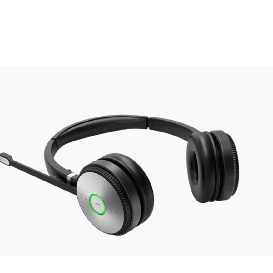 YEALINK - WH62 Dual Teams USB-A, Wireless DECT-PC/IP Phone, On the ear wearing style-Teams