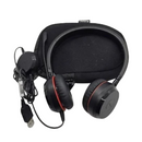 Duo headset ONLY for Jabra EVOLVE 40 UC with 3.5mm Jack  (without USB Controller), headband, discret boomarm