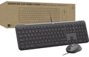LOGITECH - MK620 Wired Combo (Keyboard and Mouse) - Graphite USB-C