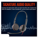 Poly Blackwire 3225 Stereo USB-C Headset +3.5mm Plug +USB-C/A Adapter (Bulk)