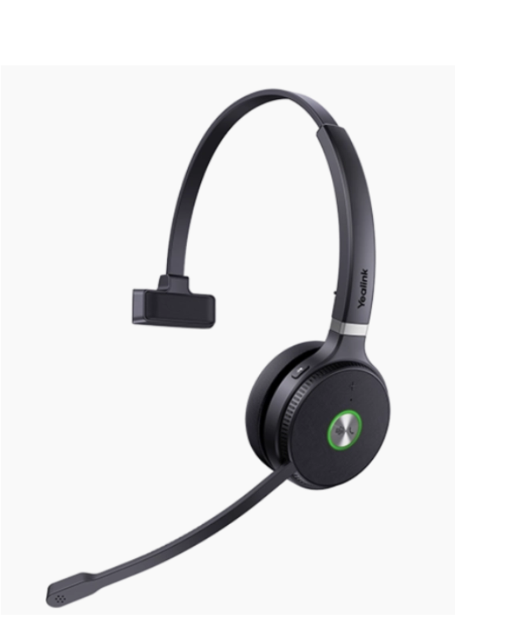 YEALINK - WH66 Mono Teams USB-A, Wireless DECT and Bluetooth-PC/IP/Mobile Phone, Touch Screen, On the ear wearing style-Teams