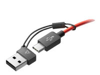 Poly Blackwire 3220 Stereo USB-C Headset +USB-C/A Adapter (Bulk)