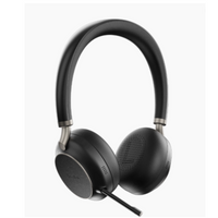 YEALINK - BH76 with Charging Stand Teams Black USB-A, Wireless Bluetooth, Dual, On the ear wearing Style, ANC, USB-A Dongle Included-Teams