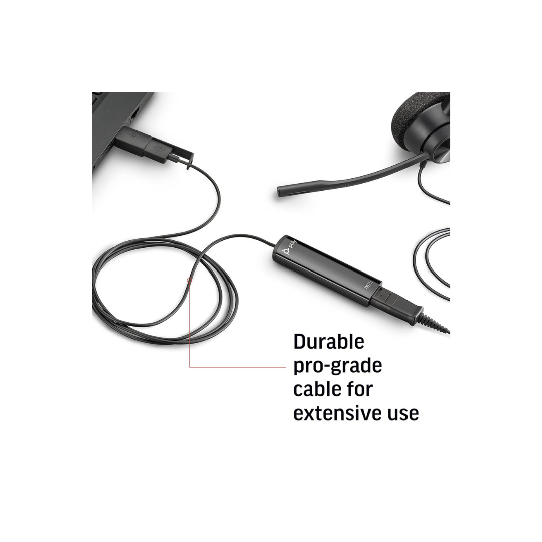 Poly DA75 USB-to-Headset QD Audio Processor (4 pin) (USB-A and USB-C)