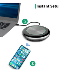 YEALINK - CP900 Teams USB-A, Wireless Bluetooth Speaker, excluding BT Dongle-Teams