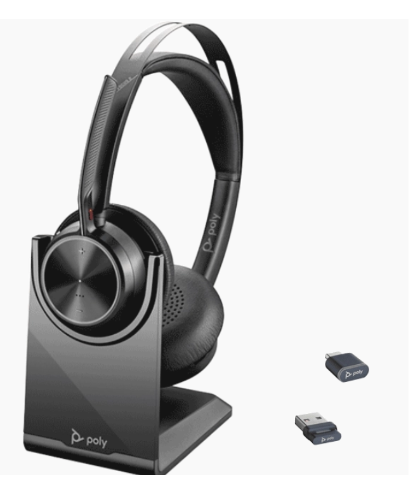 Poly Voyager Focus 2 USB-A with charge stand Headset