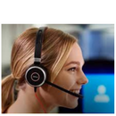 MONO headset ONLY for Jabra EVOLVE 40 UC with 3.5mm Jack (without USB Controller), headband, discret boomarm