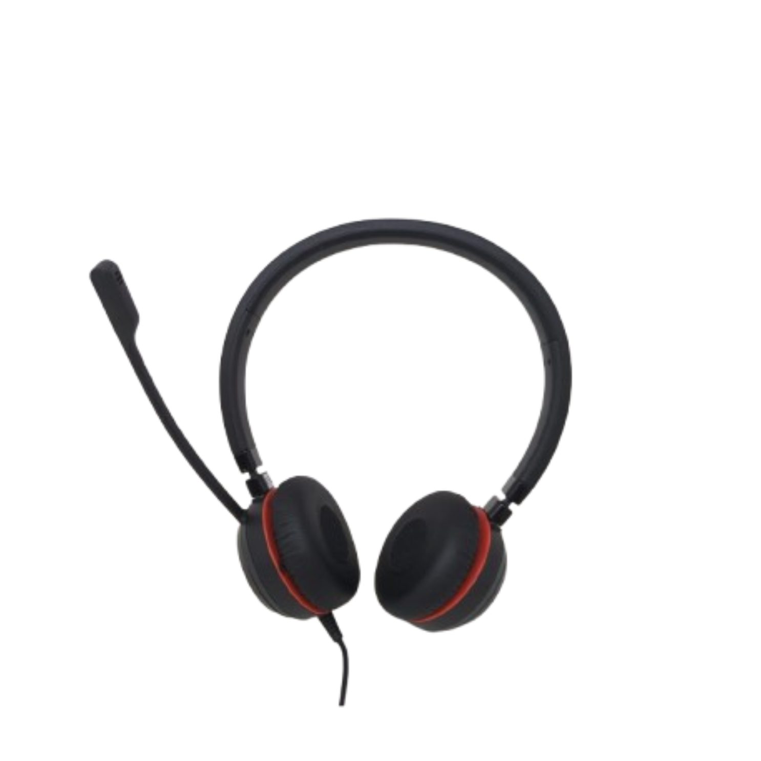 Duo headset ONLY for Jabra EVOLVE 40 UC with 3.5mm Jack  (without USB Controller), headband, discret boomarm