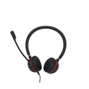 Duo headset ONLY for Jabra EVOLVE 40 UC with 3.5mm Jack  (without USB Controller), headband, discret boomarm