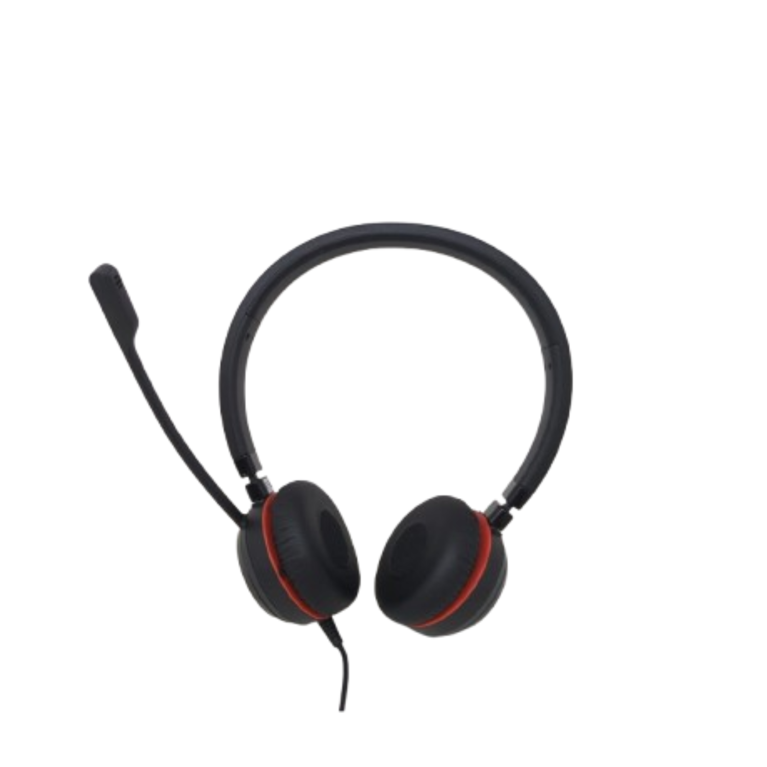 Duo headset ONLY for Jabra EVOLVE 40 UC with 3.5mm Jack  (without USB Controller), headband, discret boomarm