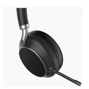 YEALINK - BH76 with Charging Stand Teams Black USB-A, Wireless Bluetooth, Dual, On the ear wearing Style, ANC, USB-A Dongle Included-Teams