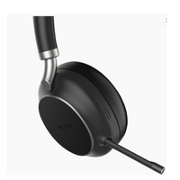 YEALINK - BH76 with Charging Stand Teams Black USB-A, Wireless Bluetooth, Dual, On the ear wearing Style, ANC, USB-A Dongle Included-Teams