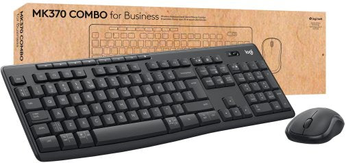 LOGITECH - MK370 Combo for Business (Keyboard and Mouse)  - Graphite - Dongle