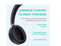 YEALINK - BH76 Teams Black USB-A, Wireless Bluetooth, Dual, On the ear wearing style, ANC, USB-A Dongle Included-Teams