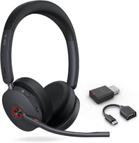 YEALINK - WH68 STEREO Wireless Headset - DECT and BLUETOOTH - ANC - including base (Microsoft)