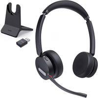 YEALINK - WH64 HYBRID STEREO (Dect and Bluetooth) Headset, Connects to PC, IP Phone and Mobile, USB-C, without Base (Microsoft)