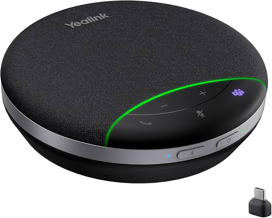 YEALINK - SP92 Bluetooth Wireless Speaker USB-C/A - Including BT Dongle (Microsoft)