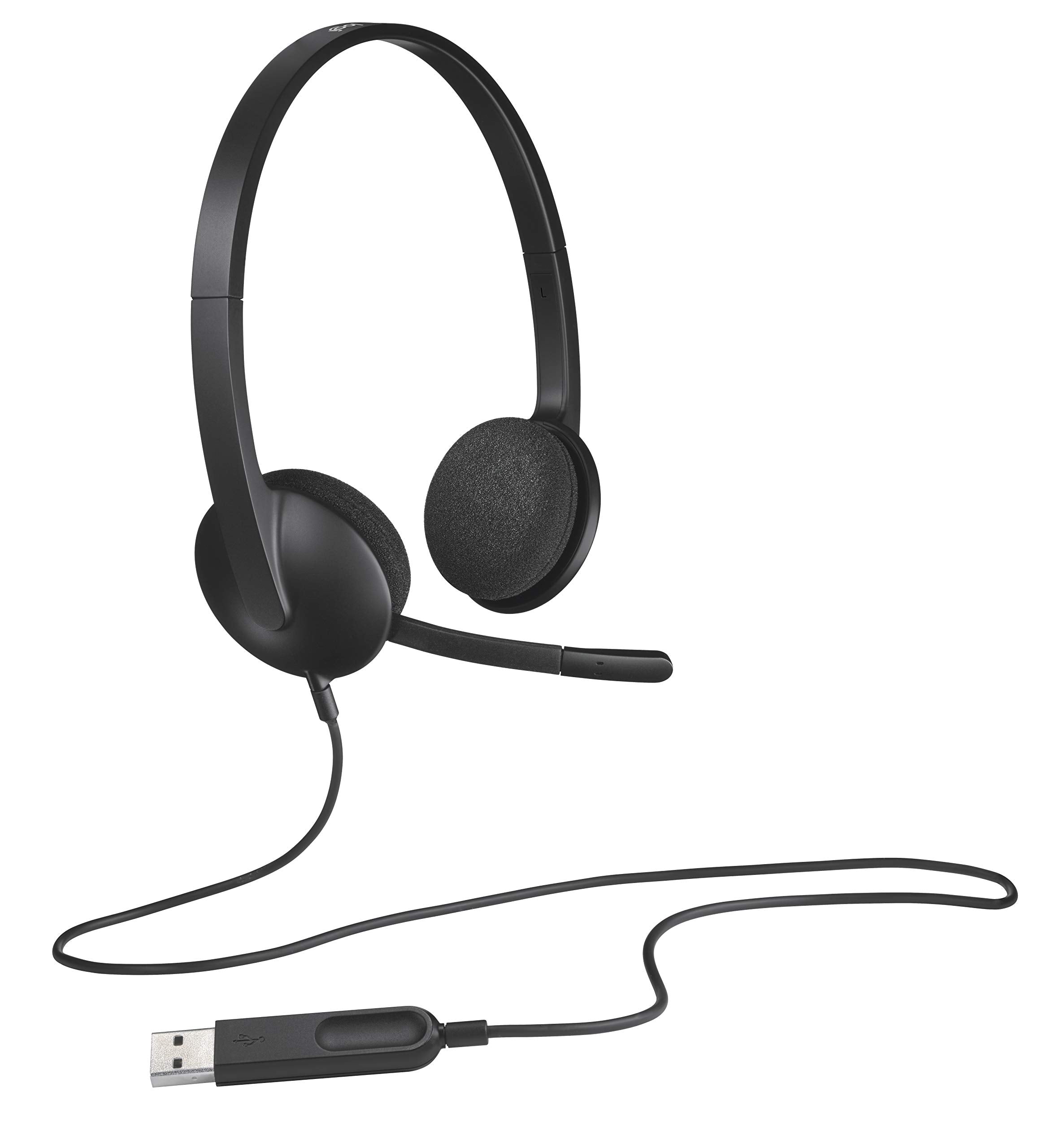 LOGITECH - H340 STEREO USB Headset Computer
