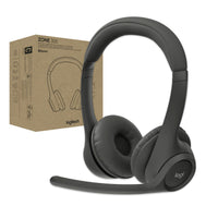 LOGITECH - Zone 305 Headset- Black - 2.4GHZ/Bluetooth Microsoft Teams USB A Adapter