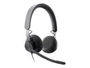 LOGITECH - Headset PC - Logitech Zone Wired Teams - Graphite - USB - Microsoft Teams