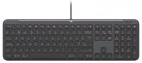LOGITECH - K620 Wired Keyboard only- Graphite - USB-C