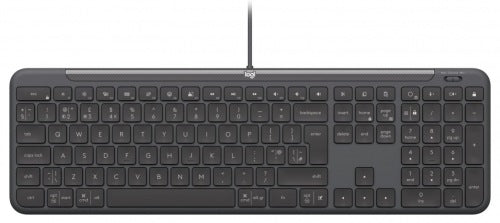 LOGITECH - K620 Wired Keyboard only- Graphite - USB-C