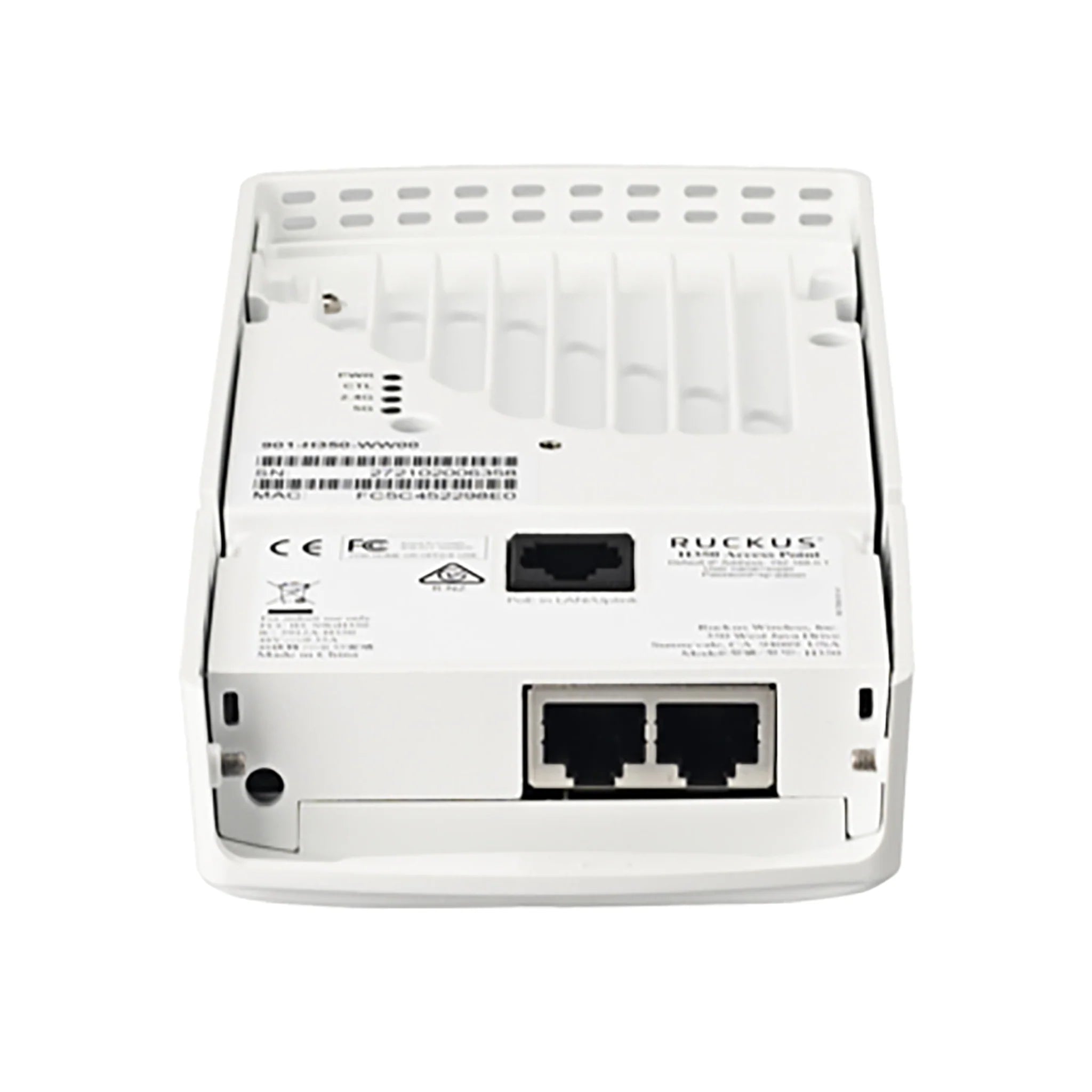 RUCKUS® H350 Wall-Mounted Wi-Fi 6 2x2:2 Access Point, IoT, and Switch