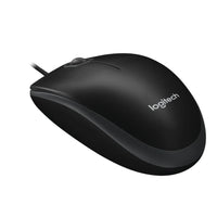 LOGITECH - B100 Optical USB Mouse - Black Grey - USB