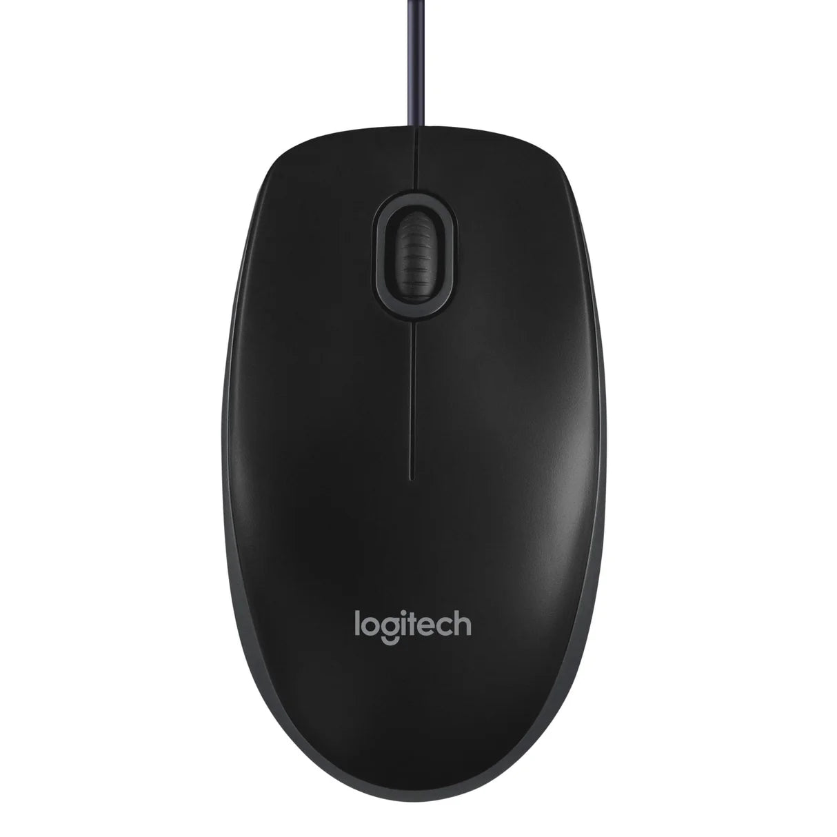 LOGITECH - B100 Optical USB Mouse - Black Grey - USB