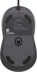 LOGITECH - M520 for Business - Graphite - USB-C