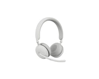LOGITECH - Zone Wireless 2 UC - Headset Off White,Microsoft Teams - 2.4GHZ/Bluetooth No Stand