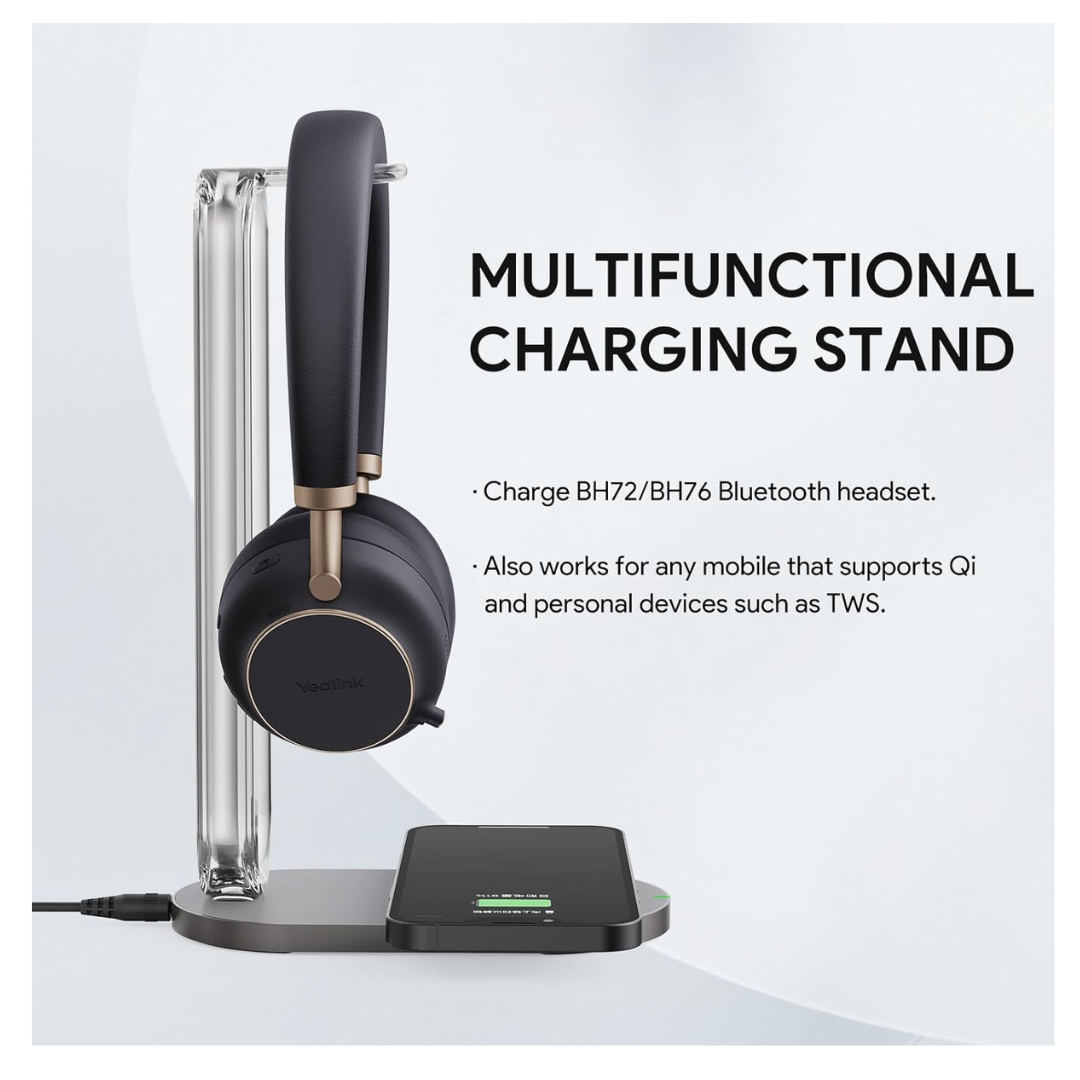 YEALINK - BHC76, Wireless Charging stand for BH72/BH76